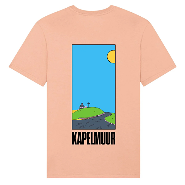 cois（ソワ）Kapelmuur 2.0 cycling サイクリング Tシャツ ピーチ