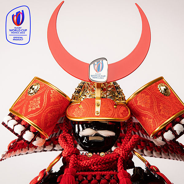 RUGBY WORLD CUP FRANCE 2023　SAMURAI YOROI KABUTO RED