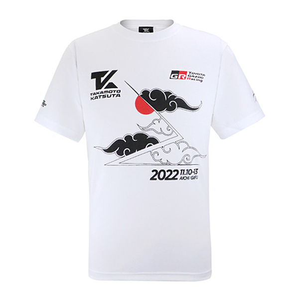 【アウトレット】TK 記念Tシャツ ホワイト (TGRロゴ & TKロゴ & WRCロゴ入り)