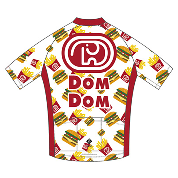 ドムドムハンバーガー サイクルジャージ HAMBURGER