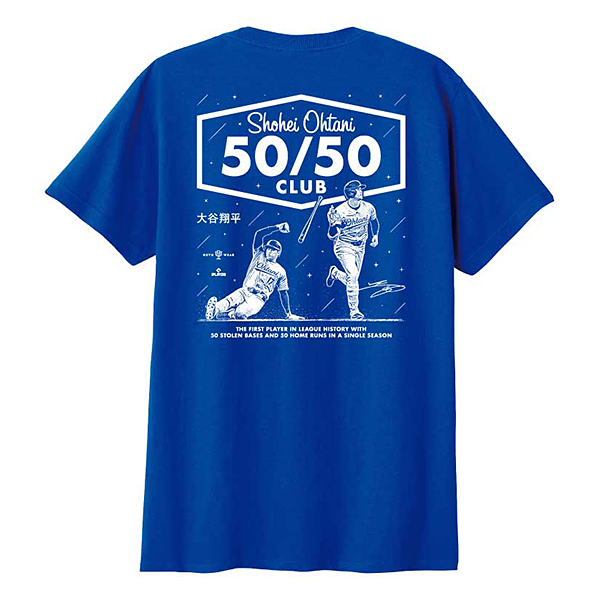 大谷翔平 RotoWear SHOHEI OHTAN  「50-50 club」 Tシャツ