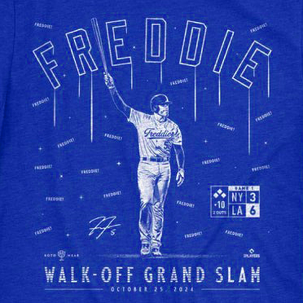 フレディ・フリーマン FREDDIE FREEMAN「Freddie Walk-Off Grand Slam」 Tシャツ