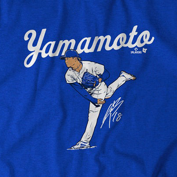 山本由伸 YOSHINOBU YAMAMOTO「ACE POSE」 Tシャツ