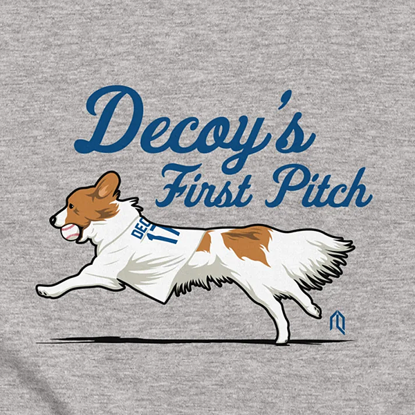 Decoy's First Pitch Tシャツ グレー