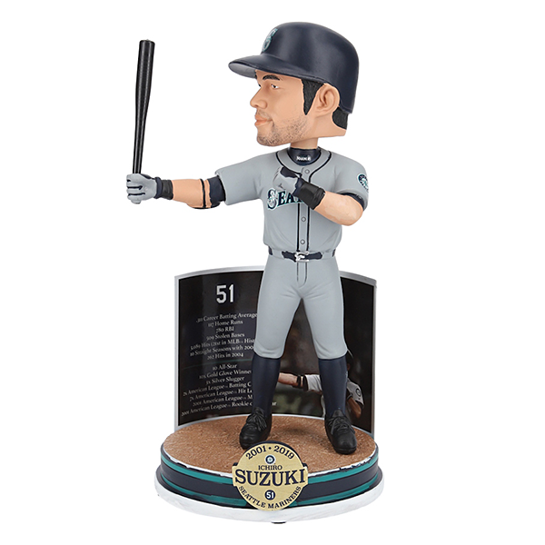 ICHIRO イチロー - MLB公式・限定 Collector's Bobblehead (記念台座付) / 世界限定3000個