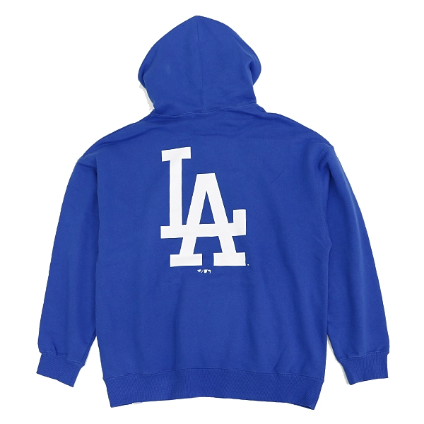 MLB ロサンゼルス・ドジャース STANDARD PRINT LOGO フーディー ブルー