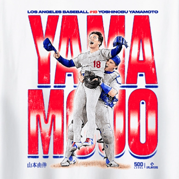 ロサンゼルス・ドジャース 山本由伸 『YAMA MOJO』 Tシャツ