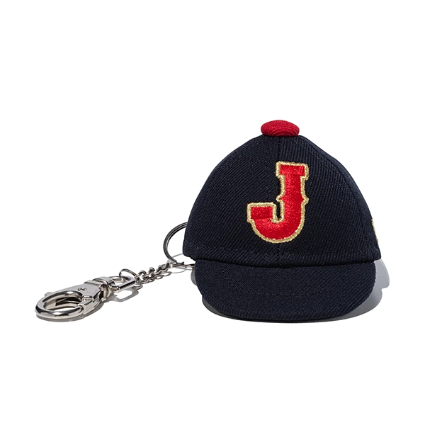 NEW ERA CAP KEYHOLDER J LOGO (ネイビー)