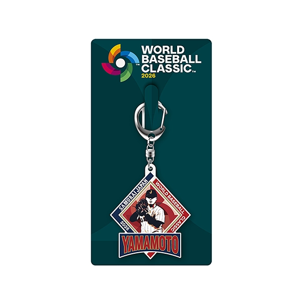 2026 WORLD BASEBALL CLASSIC 侍ジャパン 山本由伸 ラバーキーホルダー