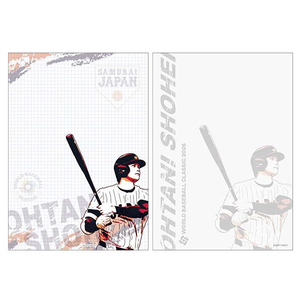 2026 WORLD BASEBALL CLASSIC 侍ジャパン 大谷翔平 メモ帳