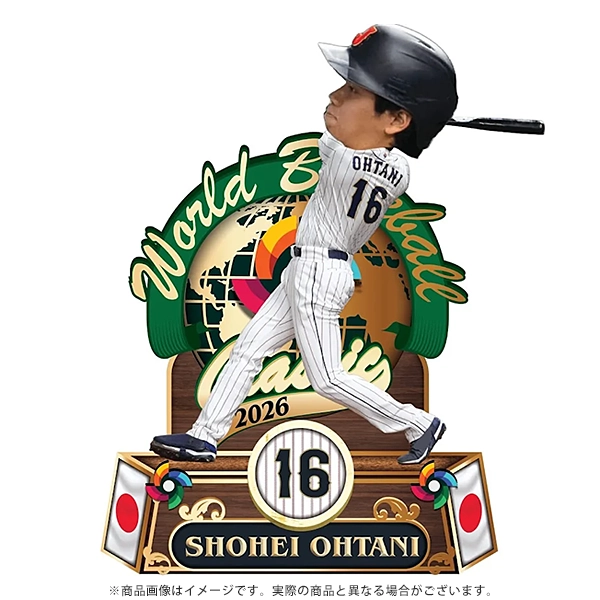 WORLD BASEBALL CLASSIC 公式 ボブルヘッド 【日本独自仕様 | 限定2000体】 SHOHEI OHTANI ： SAMURAI SPIRIT 2026