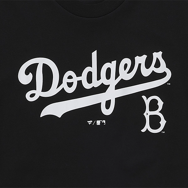 MLB ロサンゼルス・ドジャース COOPERSTOWN DOUBLE LOGO Tシャツ ブラック