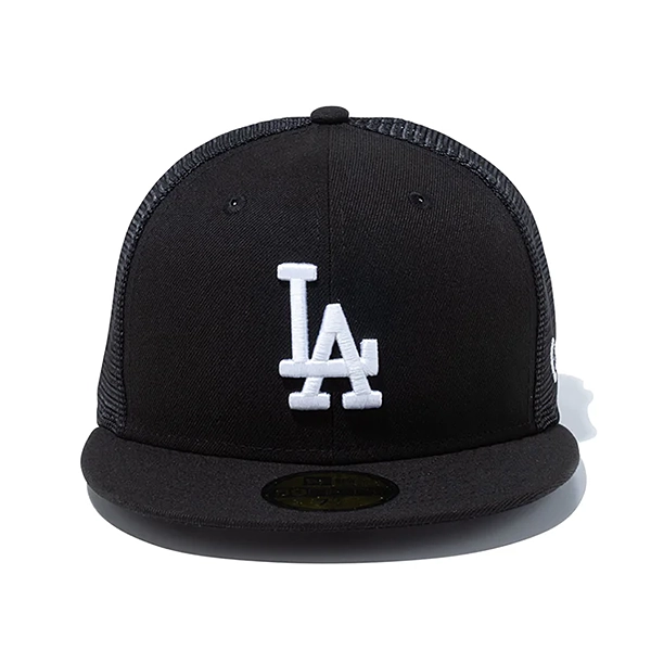 NEW ERA 59FIFTY トラッカー ロサンゼルス・ドジャース ブラック × ホワイト