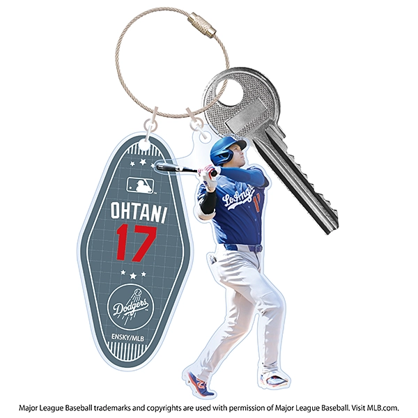 大谷翔平 オフィシャルグッズ THE GOLDEN TWO-WAY ワイヤーリングチャーム（打）