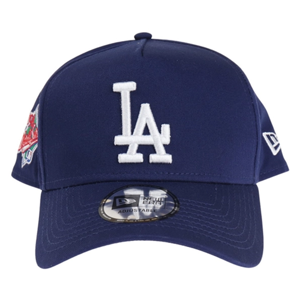 NEW ERA 9FORTY A-Frame MLBサイドパッチ ロサンゼルス・ドジャース ダークロイヤル