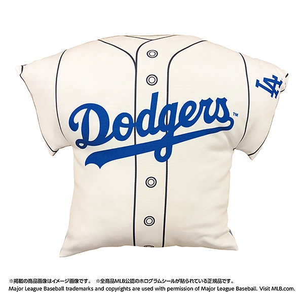 MLB 2026 ロサンゼルス・ドジャース ユニフォーム型クッション（ホーム/シティコネクト）