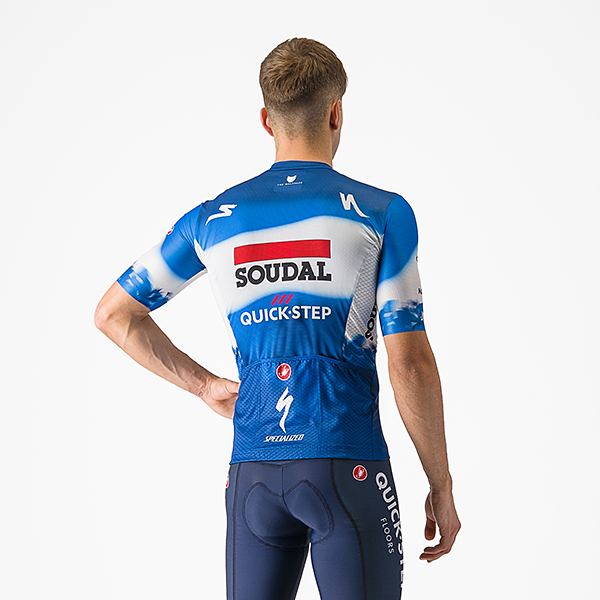 Soudal Quick-Step サイクルジャージ CERAMIC BLUE/WHITE