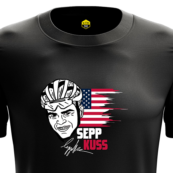 ヴィスマ・リースアバイク SEPP KUS Tシャツ ブラック