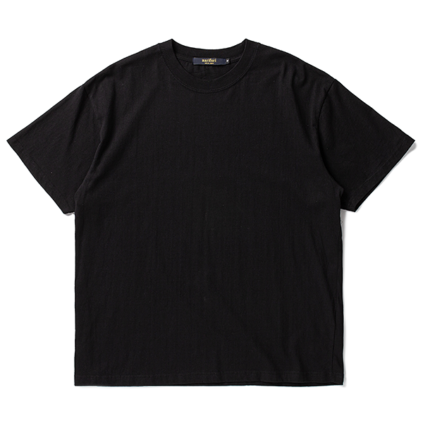 narifuri × SMILEY FACE ベーシックプリントTシャツ BLACK