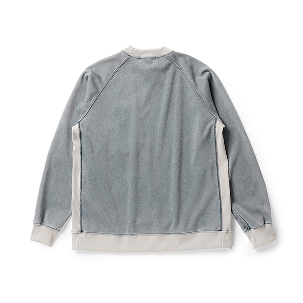 narifuri NFC ピグメントジャージークルースウェット GRAY