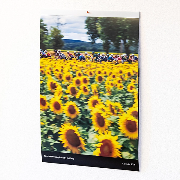 2026年壁掛けカレンダー Greatest Cycling Race by Kei Tsuji