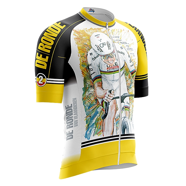 ロンド・ファン・フラーンデレン 2025 the art fo cycle  タデイ・ポガチャル 半袖サイクルジャージ
