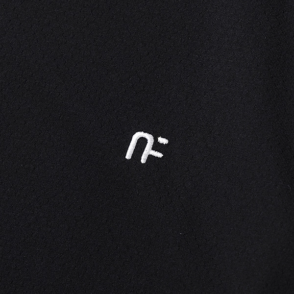 narifuri マルチテックメッシュTシャツ BLACK