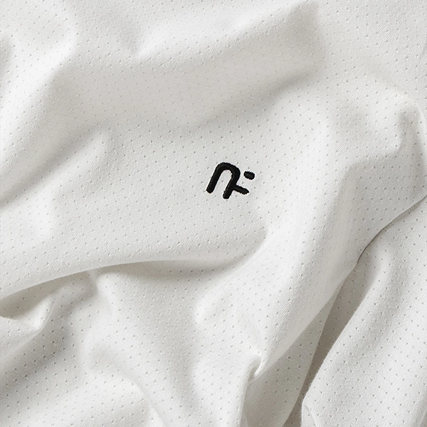 narifuri マルチテックメッシュTシャツ SILVER GRAY