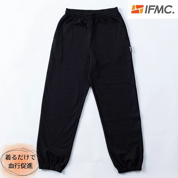 くまもと再春館製薬所バドミントンチーム公式 【イフミック加工】スウェットパンツ (ブラック)