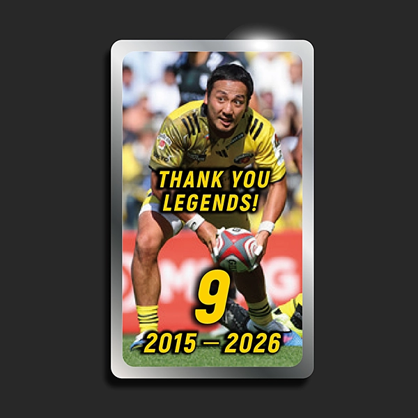 東京サントリーサンゴリアス 流大 引退記念 メモリアルピンバッジセット（THANK YOU LEGENDS・流）