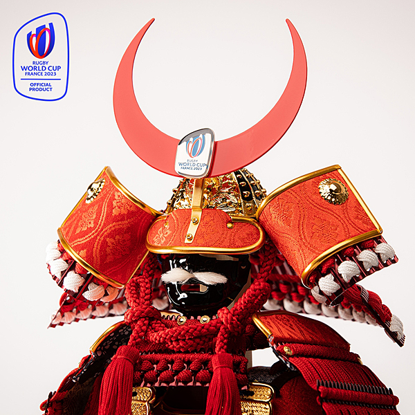 RUGBY WORLD CUP FRANCE 2023　SAMURAI YOROI KABUTO RED