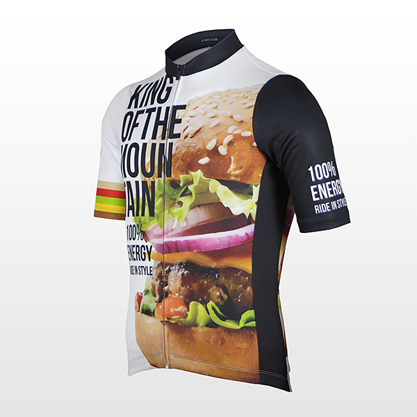 king of ハンバーガー 半袖サイクルジャージ