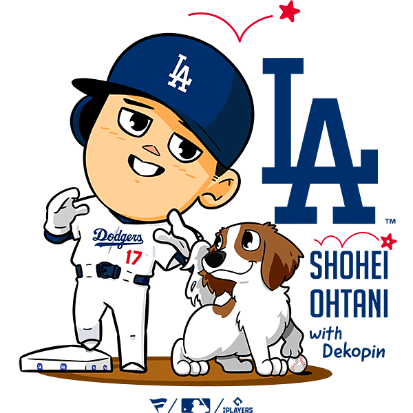 ロサンゼルス・ドジャース 大谷翔平 ヘッドバンプ Tシャツ（キッズ用）