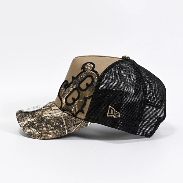 Buffaloes×NEW ERA940 メッシュ/バタリオン/Bロゴ/ツリーカモ/カーキ