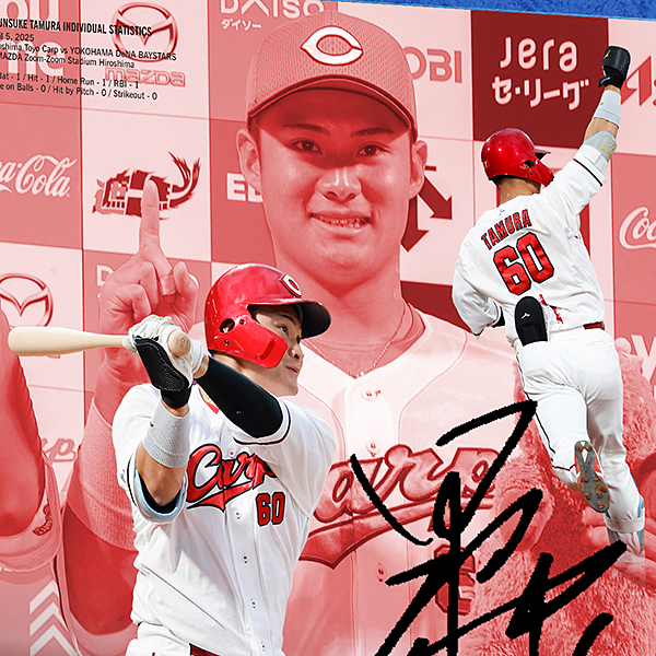 [限定99セット] 広島東洋カープ 田村俊介選手 プロ初本塁打記念 直筆サイン入りフォトファイル