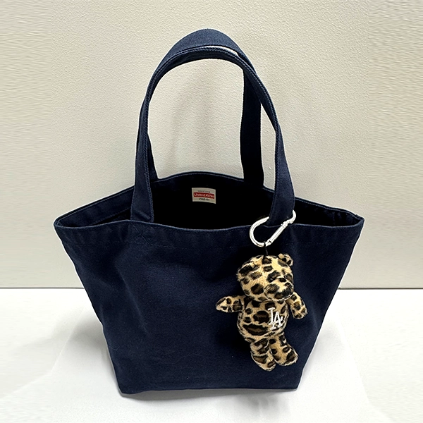 MLB ロサンゼルス・ドジャース ベアキーホルダー レオパード 小