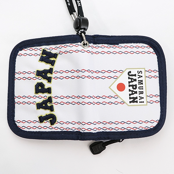 侍ジャパン SAMURAI JAPAN ラウンドウオレットストライプ