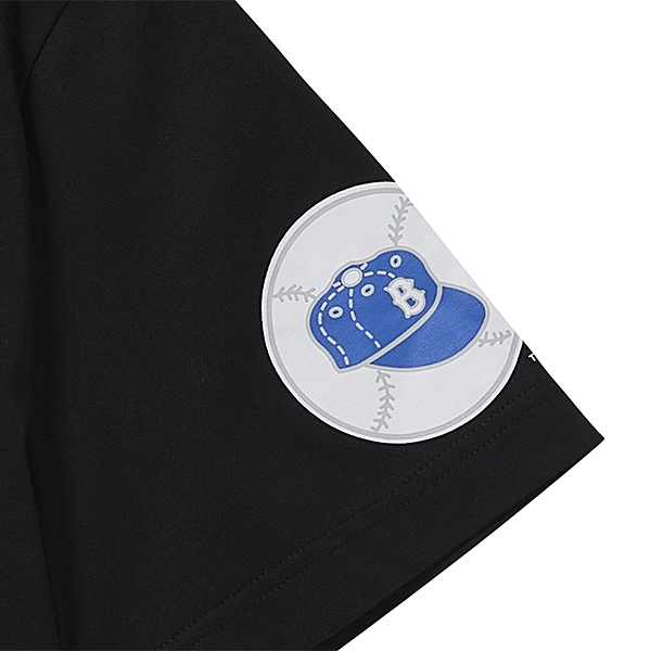 MLB ロサンゼルス・ドジャース COOPERSTOWN DOUBLE LOGO Tシャツ ブラック