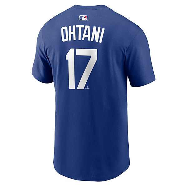 Nike 大谷翔平 ロサンゼルス・ドジャース Name & Number Tシャツ ブルー