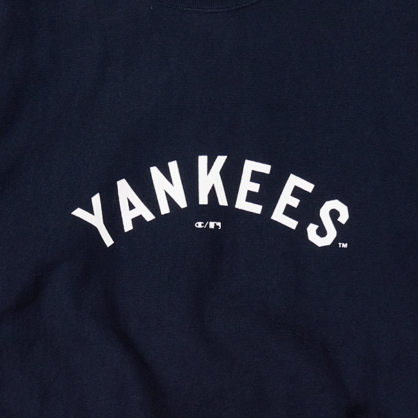 Champion × MLB クルーネックスウェットシャツ ヴィンテージ ニューヨーク・ヤンキース
