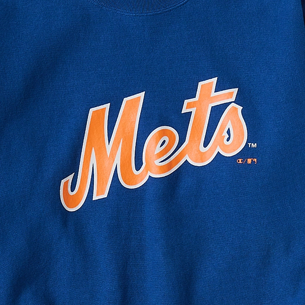Champion × MLB クルーネックスウェットシャツ ニューヨーク・メッツ