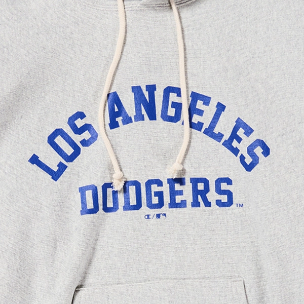 Champion × MLB フーディー ヴィンテージ ロサンゼルス・ドジャース
