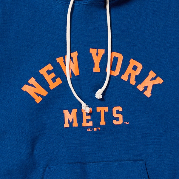 Champion × MLB フーディー ヴィンテージ ニューヨーク・メッツ