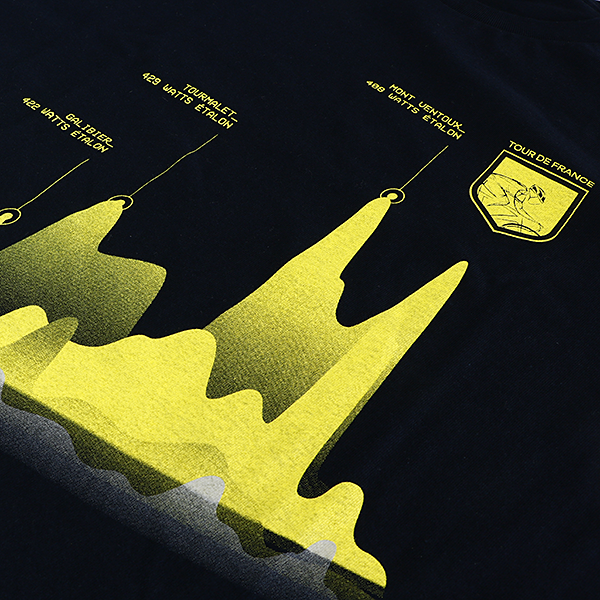 ツール・ド・フランス 2025 オフィシャル オーバープリントTシャツ VIBRA ネイビー