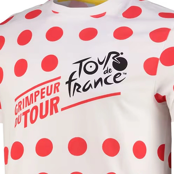 ツール・ド・フランス 2025 オフィシャル ロゴＴシャツ 水玉