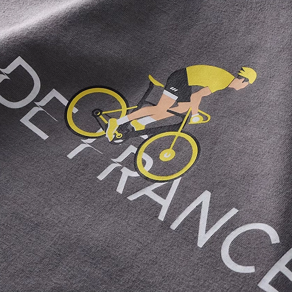 ツール・ド・フランス 2025 オフィシャル デザインTシャツ GREY BIKE