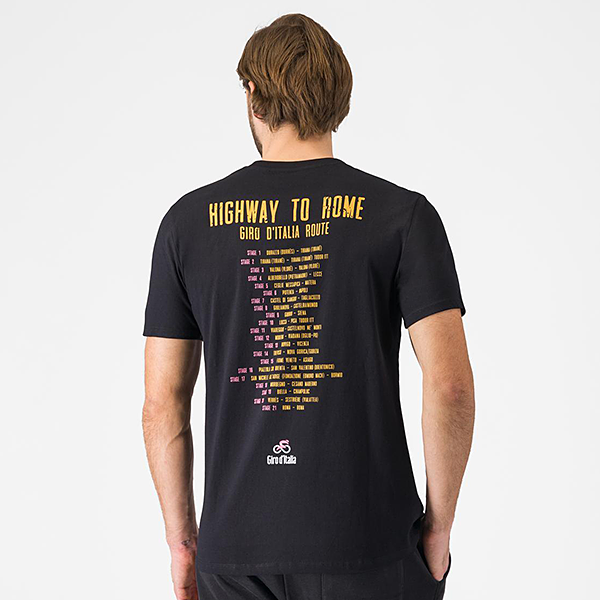 ジロ・デ・イタリア 2025 HIGHWAY TO ROME Tシャツ