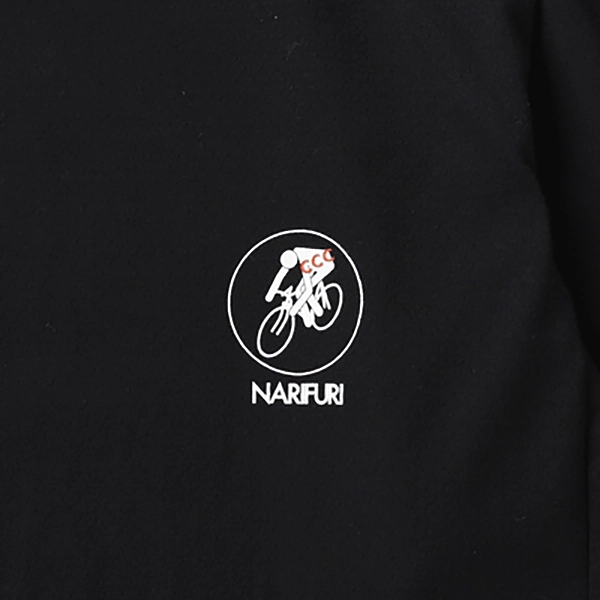 narifuri × CCC ツールドロングTシャツ BLACK