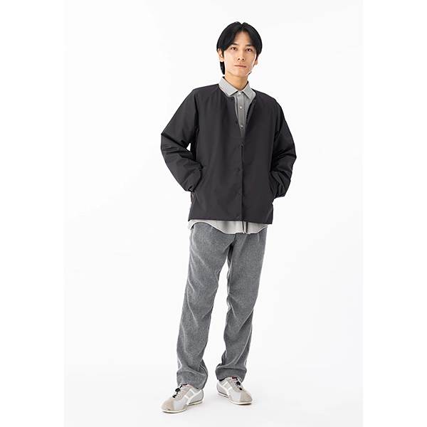 narifuri 2.5Lラウンドネックカーディガン BLACK