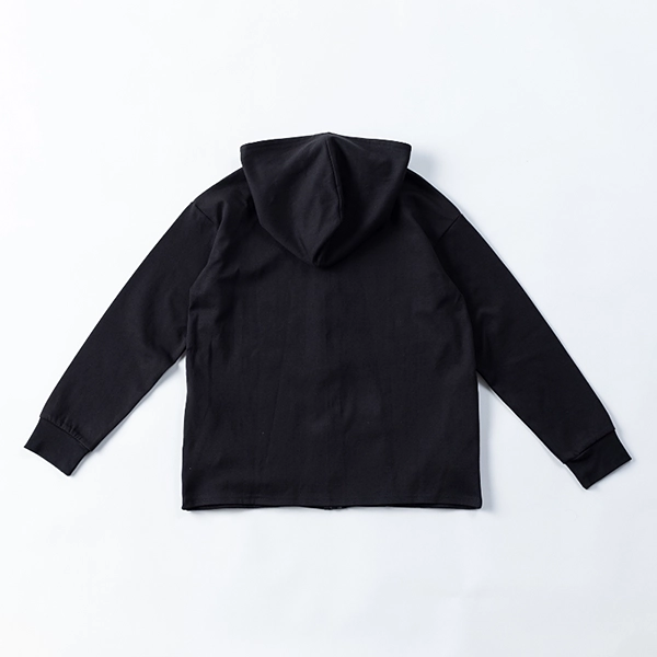 くまもと再春館製薬所バドミントンチーム公式 【イフミック加工】スウェットジップパーカー (ブラック)